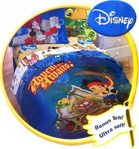 jack and the neverland pirates bedding single