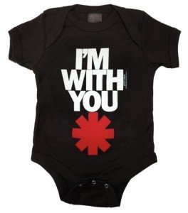 red hot chili peppers bodysuit black