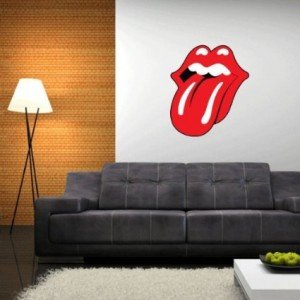 rolling stones wall decal