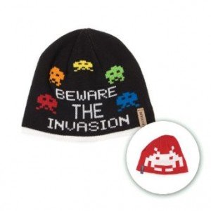 space invaders beanie