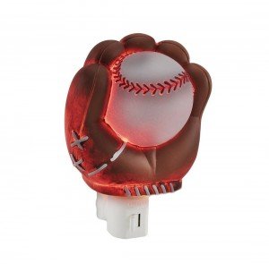 baseball night light glove