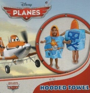 disney planes hooded bath towel