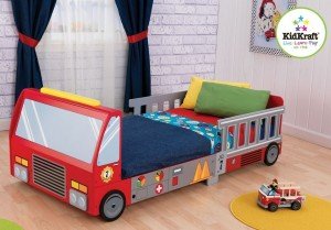 fire truck children bed