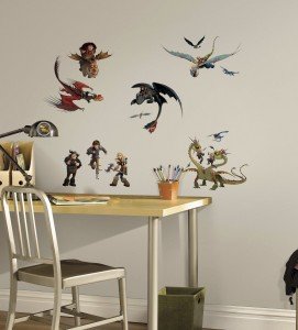 how to train your dragon wall decal