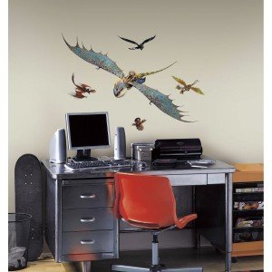how to train your dragon wall decals