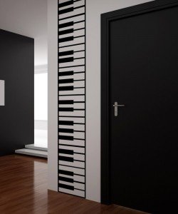 piano wall decals