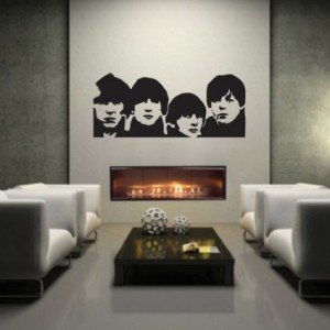 the beatles wall decal 2