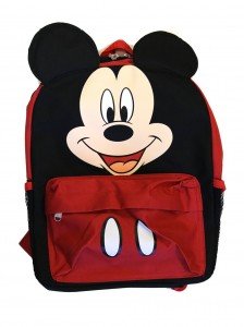 mickey mouse backpack red