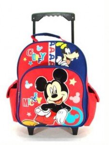 mickey mouse backpack rolling
