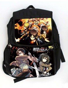 attack on titan backpack canvas