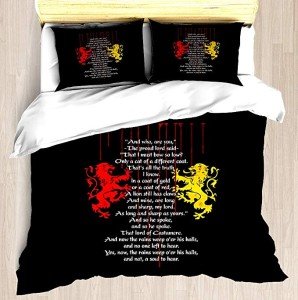 game of thrones bedding 5