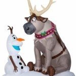 Cute Disney Frozen Christmas Inflatables for your outdoor area