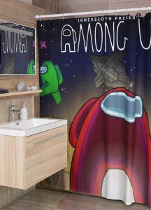 among us shower curtain 2