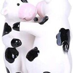 Moove Over Boring Seasonings: Unleash the Farmhouse Charm with Cow Theme Salt and Pepper Shakers