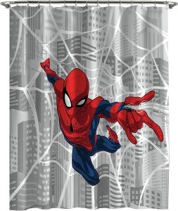 spiderman shower