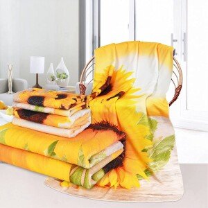 sunflower towel