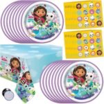 How to Plan a Gabby’s Dollhouse Birthday Party (Decorations, Food, Games & Favors)